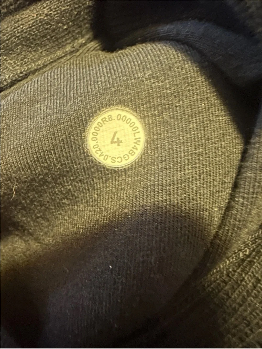lululemon athletica Black Full-Zip Fitted Jacket